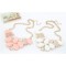 N-3048 New European Style Gold Plated Alloy Resin Acrylic Drop Square Choker Necklace