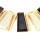 New Fashion Resin Gem Geometry Trapezoid Golden Metal Strip tassels Choker  Necklace N-4272