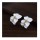 E-2111 New Korean  Style Pure Delicate Rhinestone Gardenia  Alloy Enamel Stud Earrings