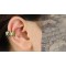 E-2122 Fashion new punk style personality skull earring