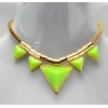 N-4274 NEW Women's Triangle Punk Statement Chains Necklaces