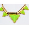 N-4274 NEW Women's Triangle Punk Statement Chains Necklaces