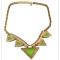 N-4274 NEW Women's Triangle Punk Statement Chains Necklaces