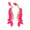 New coming white rhinestone resin leaf shape drop earrings E-2062