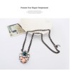 2013 New Brand Retro Crystal Flower Chain Pendant Necklace N-3052