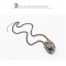 2013 New Brand Retro Crystal Flower Chain Pendant Necklace N-3052