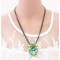 2013 New Brand Retro Crystal Flower Chain Pendant Necklace N-3052