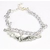 B-0315 New Arrive Vintage Style Gold Bronze Silver Alloy Bat  Bracelet In Stock