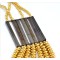 Hot Fashion Gun Black/Golden Chain Beads Pendants Choker Necklaces N-1358