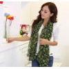 New Fashion Style geometry yellow design chiffon scarf 160cm*70cm C-0037