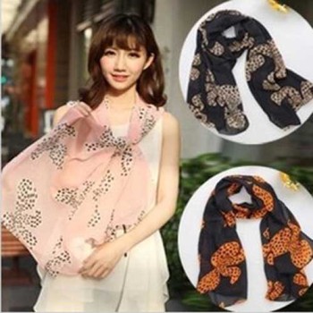 The New 2013 Korea Style lovely chiffon scarf jacquard big bowknot scarves female shawl C-0046