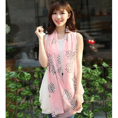 The New 2013 Korea Style lovely chiffon scarf jacquard big bowknot scarves female shawl C-0046