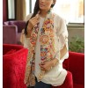 Fashion Colorful Heart-shaped flowers butterflies dragonflies graffiti Scarves Wrap for Women C-0048