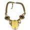 2013 New Brand Retro Crystal Flower Chain Pendant Necklace N-3058