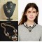 2013 New Brand Retro Crystal Flower Chain Pendant Necklace N-3058