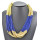 European style Multilayer enamel Snake Chain Necklace N-1053