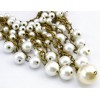 VintageStyle Bronze Alloy Chain Pearl Tassels Necklace N-1624