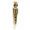 E-2073 Europe style golden black chain tassels owl stud earrings