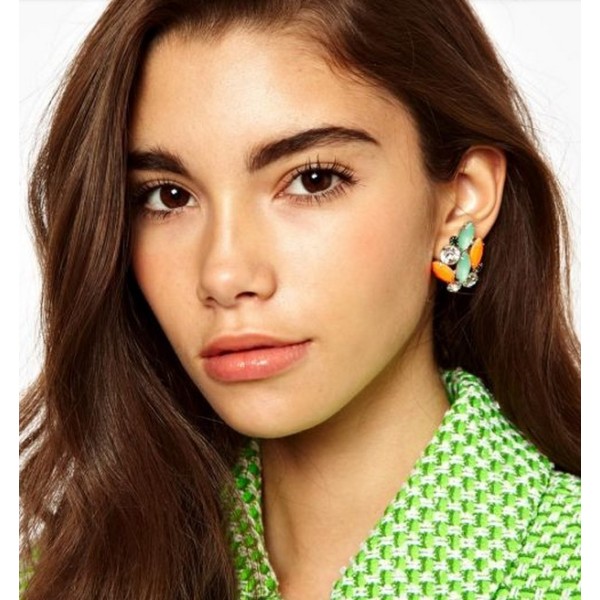 E-2074 NEW Luxury Dangles Stud Earrings Europe Jewelry for Women