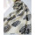 Korea fashion style white black khaki 3 colors Silk chiffon skeleton head square scarves shawl C-0059