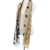 Korea fashion styles Silk chiffon star scarves shawl C-0056
