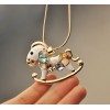 NEW European Colorful Horse Pony Animal Pendant Necklace N-3420