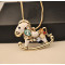 NEW European Colorful Horse Pony Animal Pendant Necklace N-3420