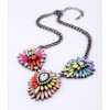 New Arrival Jewelry Colorful Acrylic Flower Statement Choker Necklaces N-3036