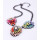New Arrival Jewelry Colorful Acrylic Flower Statement Choker Necklaces N-3036