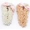 F-0126 Fashion korea style lovely pure small white/pink simulating-pearl bowknot hair clip