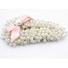 F-0126 Fashion korea style lovely pure small white/pink simulating-pearl bowknot hair clip