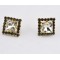 E-2317 New Arrival Charming Rhinestone Crystal Square Ear Stud Earrings