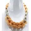 N-1360 New Arrival Fashion Gold Silver Plated Metal Hollow Out Link Snake Chain Necklace