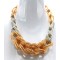 N-1360 New Arrival Fashion Gold Silver Plated Metal Hollow Out Link Snake Chain Necklace