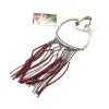 N-3120 New Arrival Fashion Bohemia Style Gun Black Metal Chain tassels leather choker Necklace