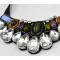 N-2384 New Arrival European Colorful Beads Stone Drop Crystal Collar Pendant  Necklace