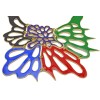 N-3424 New Arrival European Enamel Hollow Out Butterfly Pendant  Necklace