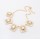 N-3507 New Arrival Charming Square Resin Gem Crystal Flower Pendant  Necklace