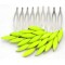 F-0128Fashion Charming Fluorescence Color Resin Crystal Feather Wing Hair  Combs
