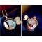 N-4039 New Arrival European Fashion Charming Colorful Crystal Lovely Fish Pendant  Necklace