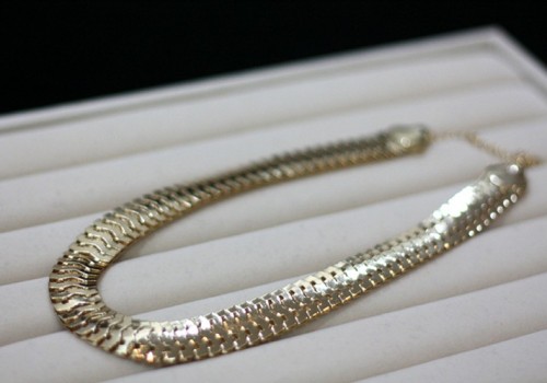 N-1648 New Arrival Korea Style Gold/Silver Plated Alloy Snake Choker Necklace