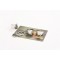 R-1105 New Arrival Korea Style Silver Gold Plated Metal Simple 6pieces Finger Rings Set