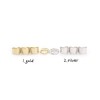 R-1105 New Arrival Korea Style Silver Gold Plated Metal Simple 6pieces Finger Rings Set
