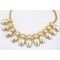 N-1656 European Style Gold Plated Alloy  Pearl  Drop Tassels Necklace