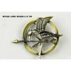 P-0113 New Arrival Hunger Games Mockingjay Brooch Pin