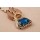 N-3554New Arrival Fashion Gold Plated Alloy Ribbon Chain Bowknot Rhinestone Crystal Bag Pendant Necklace