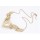 N-3561New Fashion European Gold Plated Hollow Out Lace Crystal Rhinstone Flower Choker Necklace