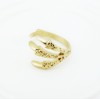 R-1106 New Arrival Korea Style Silver Gold Plated Metal Simple Claw Finger Ring