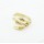 R-1106 New Arrival Korea Style Silver Gold Plated Metal Simple Claw Finger Ring
