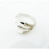 R-1106 New Arrival Korea Style Silver Gold Plated Metal Simple Claw Finger Ring